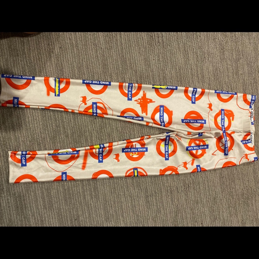 NEVER WORN gold sheep leggings